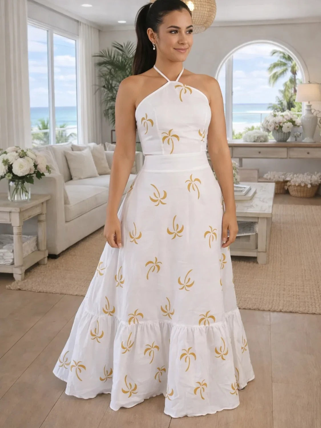 Vestido Maxi Oasis Trópica